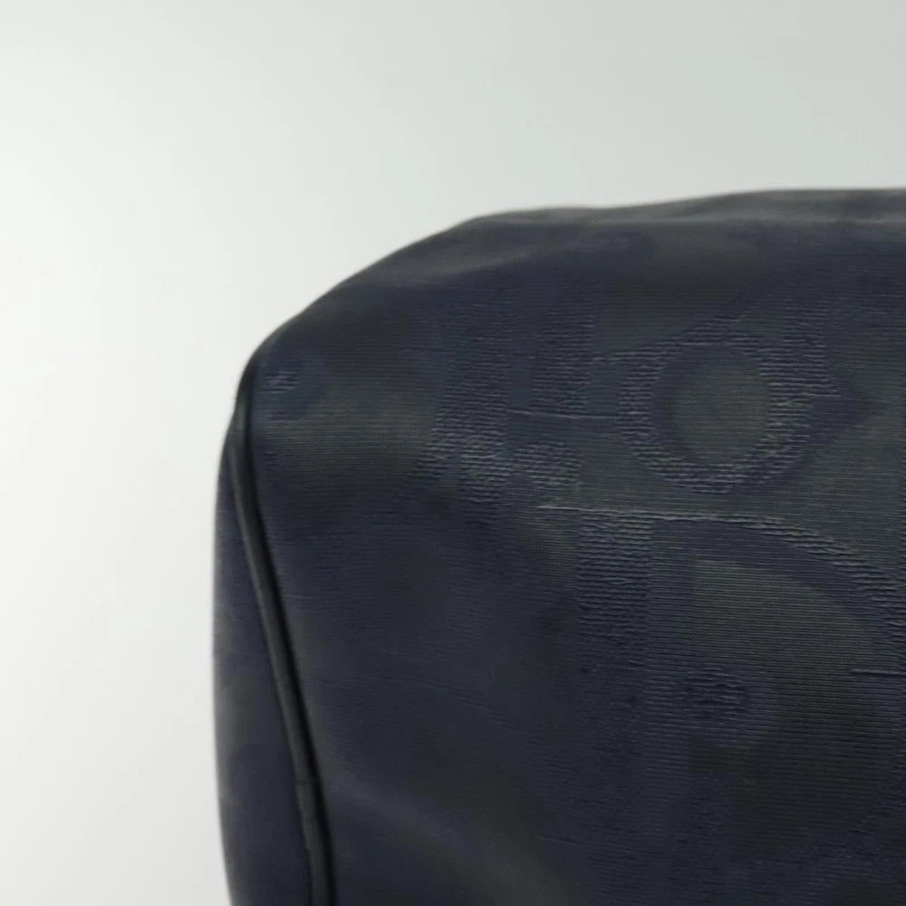 Vintage Dior Boston Bag - Navy Trotter Canvas