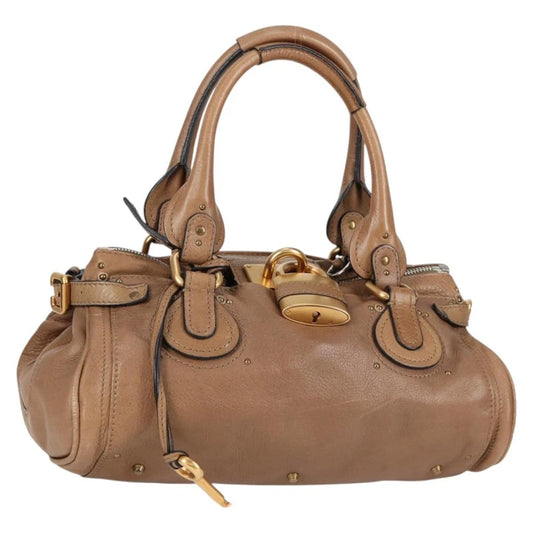 Vintage Chloe Paddington Veske - Beige Leather