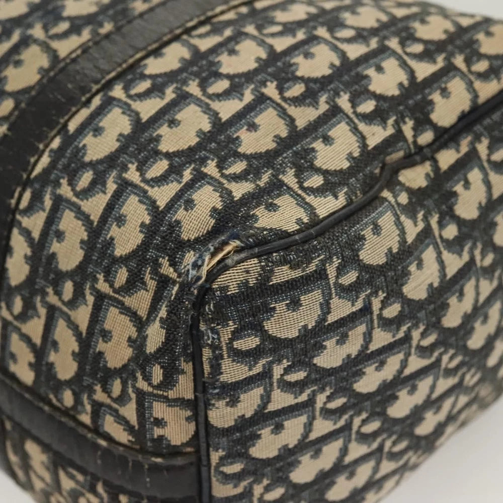 Christian Dior Boston Bag 30 -  Navy Trotter Canvas