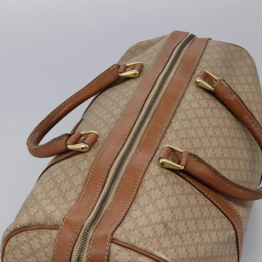 CELINE BOSTON BAG MACADAM CANVAS