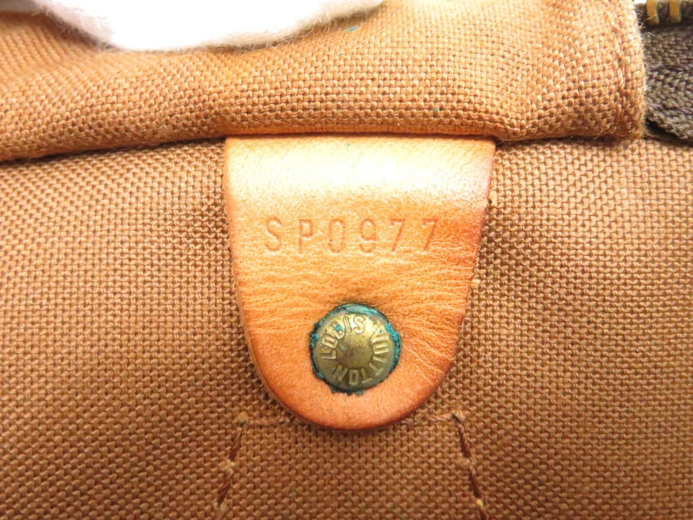 LOUIS VUITTON SPEEDY 35 BAG MONOGRAM CANVAS