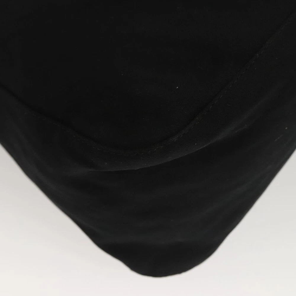 FENDI MAMMA BAGUETTE BLACK NYLON
