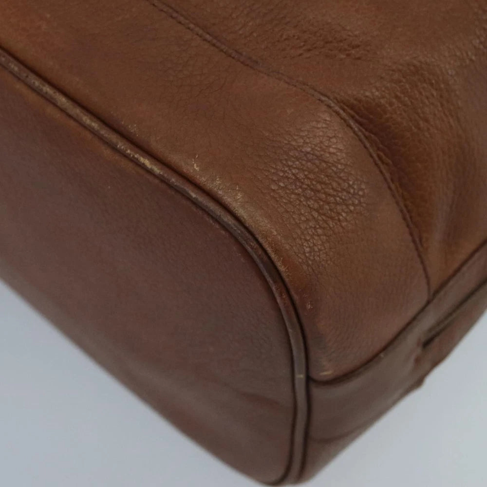 Burberry Bucket Bag - Brown Leather
