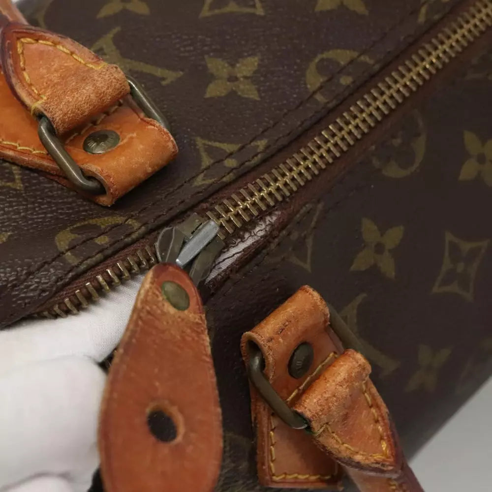 LOUIS VUITTON SPEEDY 35 MONOGRAM CANVAS - VINTAGE