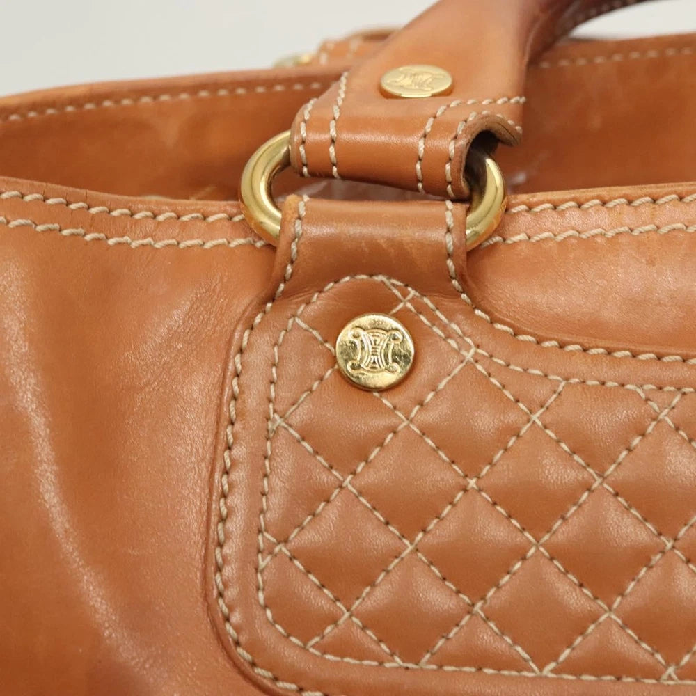 Celine Boogie Bag - Brown Leather