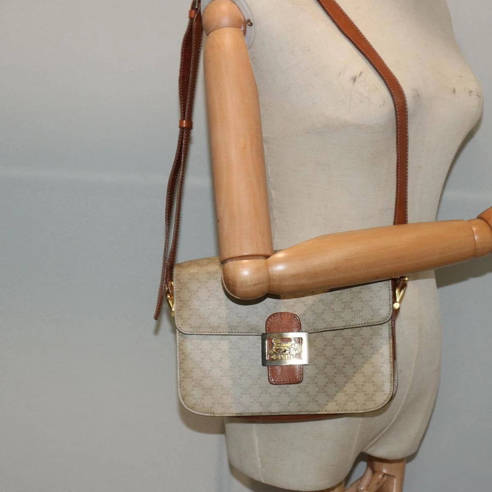 CELINE HORSE CARRIAGE BAG MACADAM CANAVS