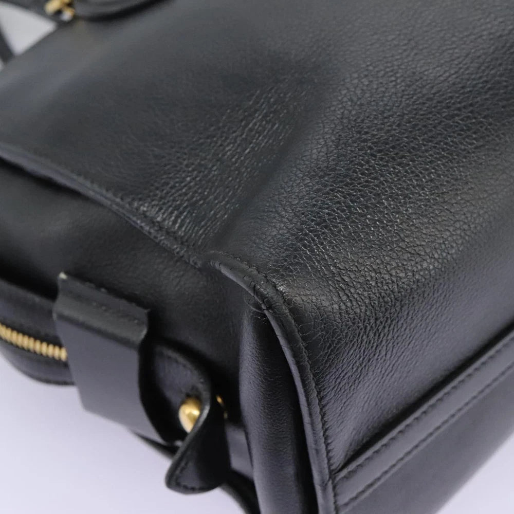 PRADA SAFFIANO BAG BLACK LEATHER