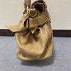 Vintage Miu Miu Bow Bag - Beige Leather