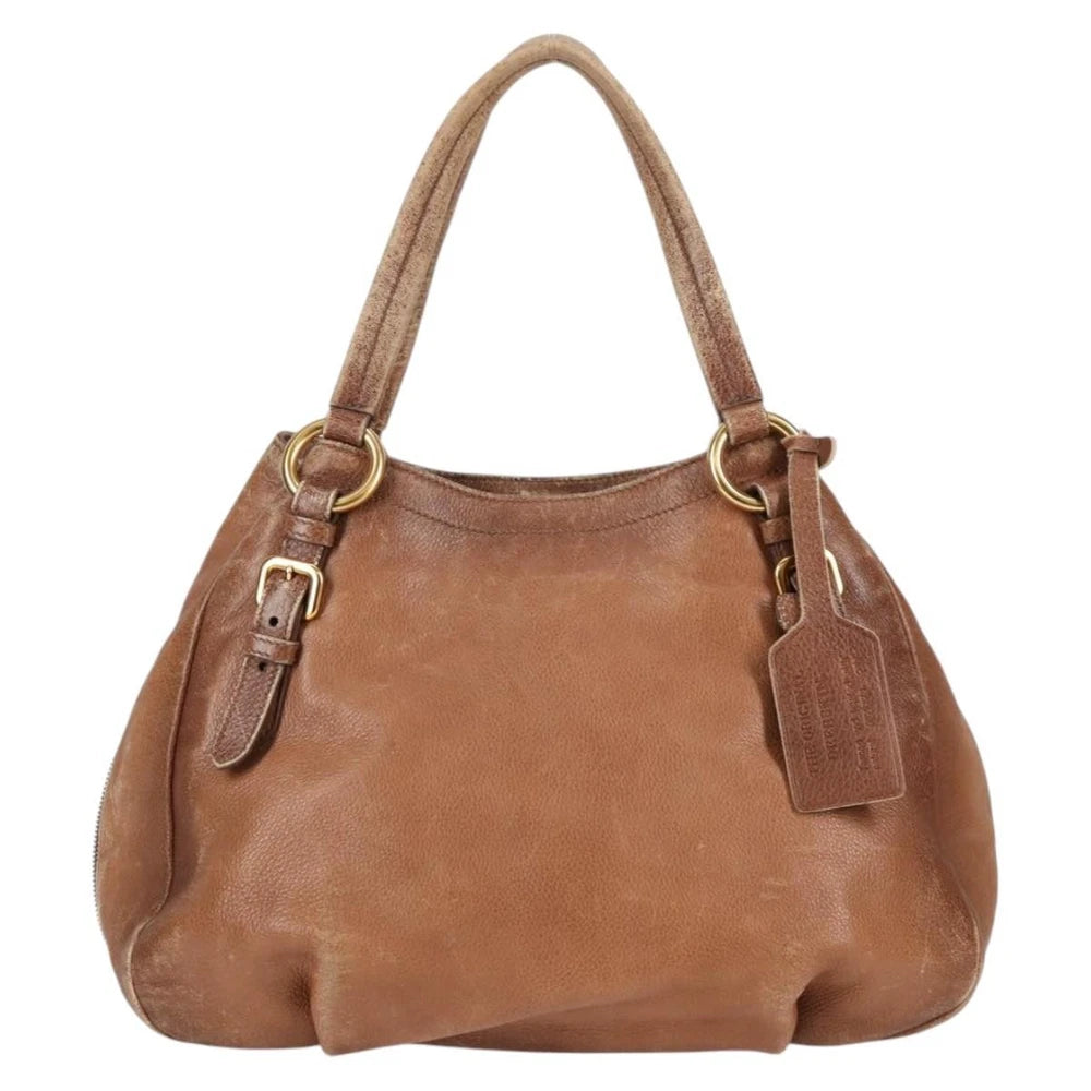 Vintage Prada Veske - Brun Skinn