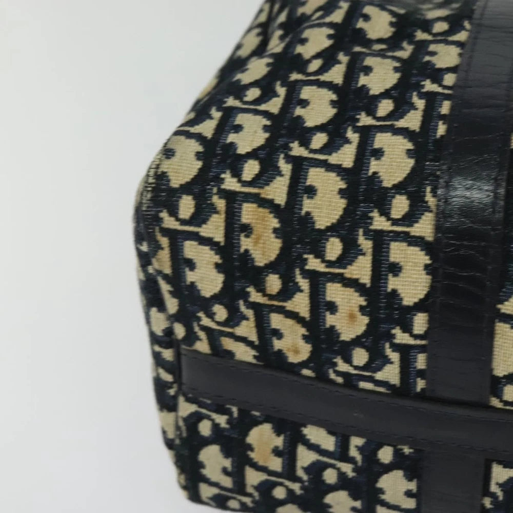 Dior Boston Bag 30 - Navy Trotter Canvas