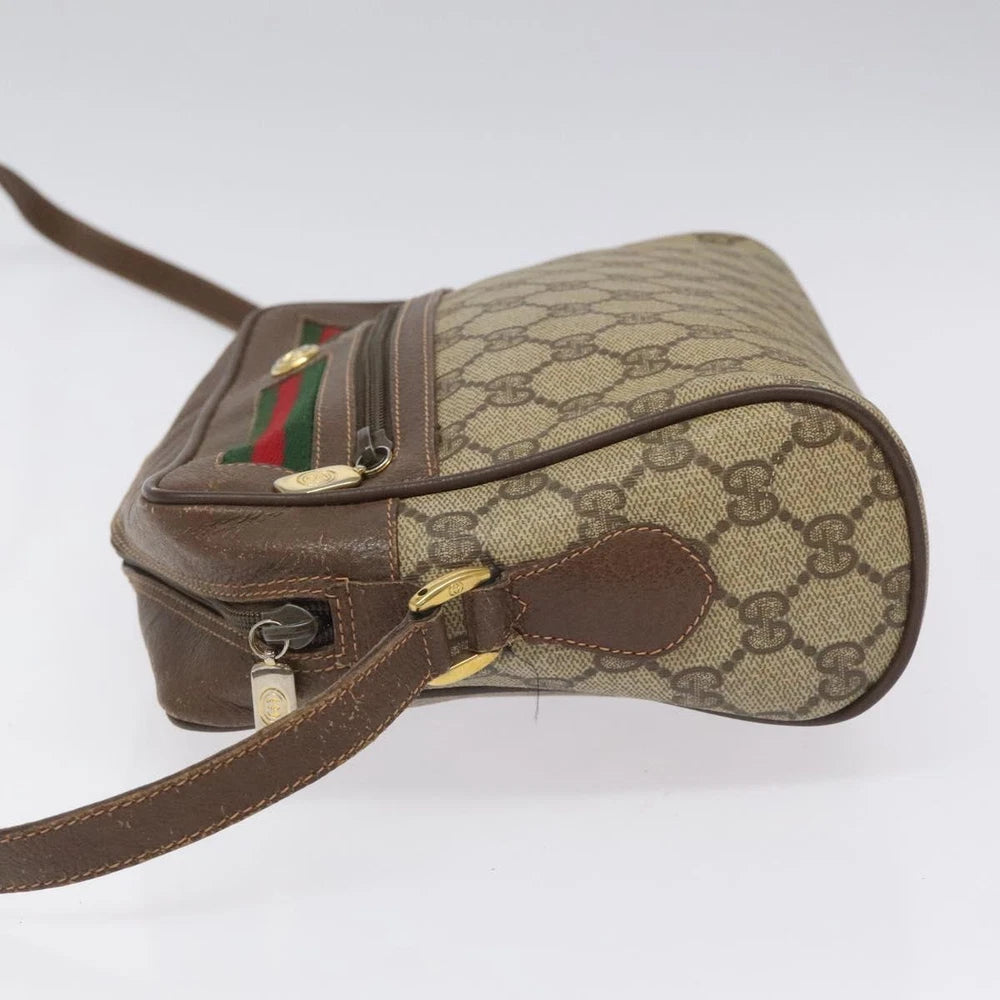 GUCCI CROSSBODY BAG GG SUPREME WEB SHERRY LINE