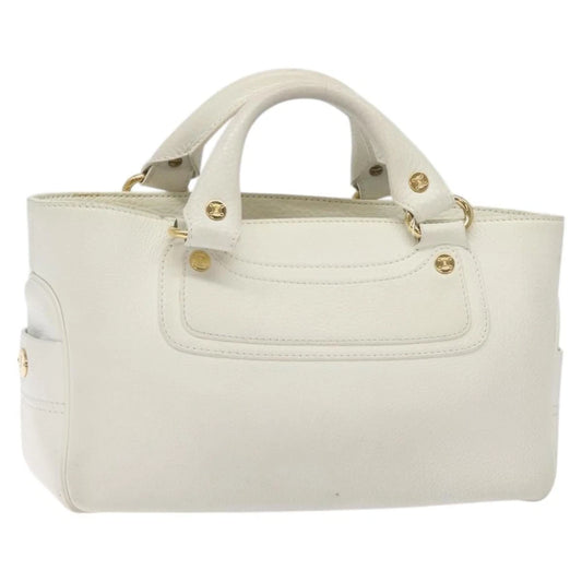 Celine Boogie Bag - White Leather