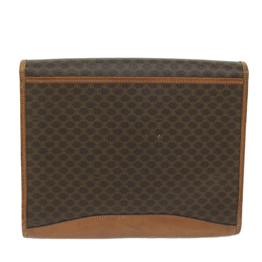 CELINE CLUTCH MACADAM CANVAS