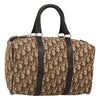 CHRISTIAN DIOR BOSTON BAG 30 TROTTER CANVAS