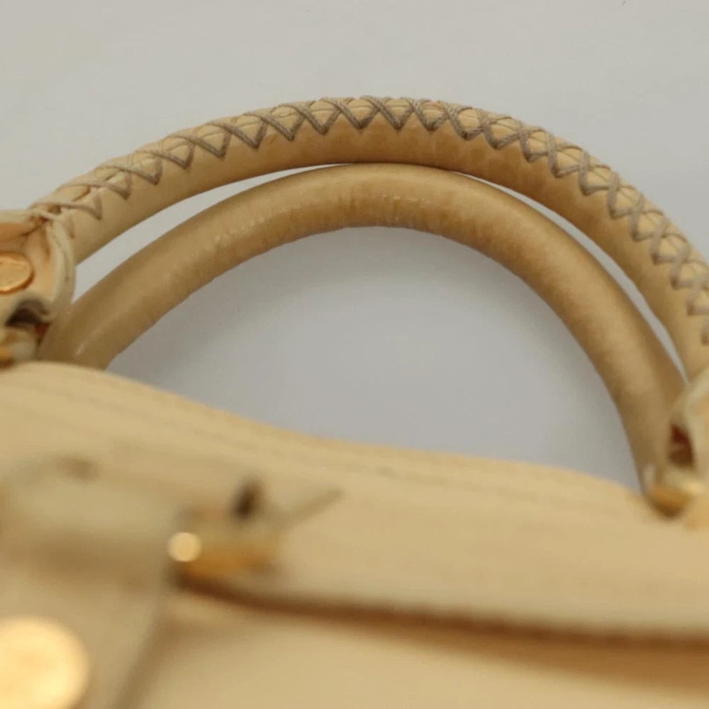 Celine Boogie Bag - Beige Leather