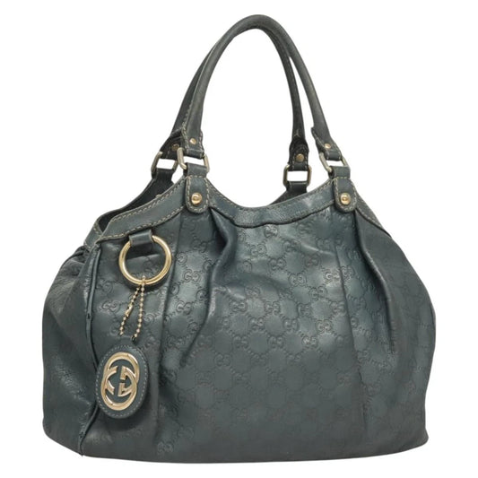 Gucci Sukey Bag - Blue Guccissima Leather