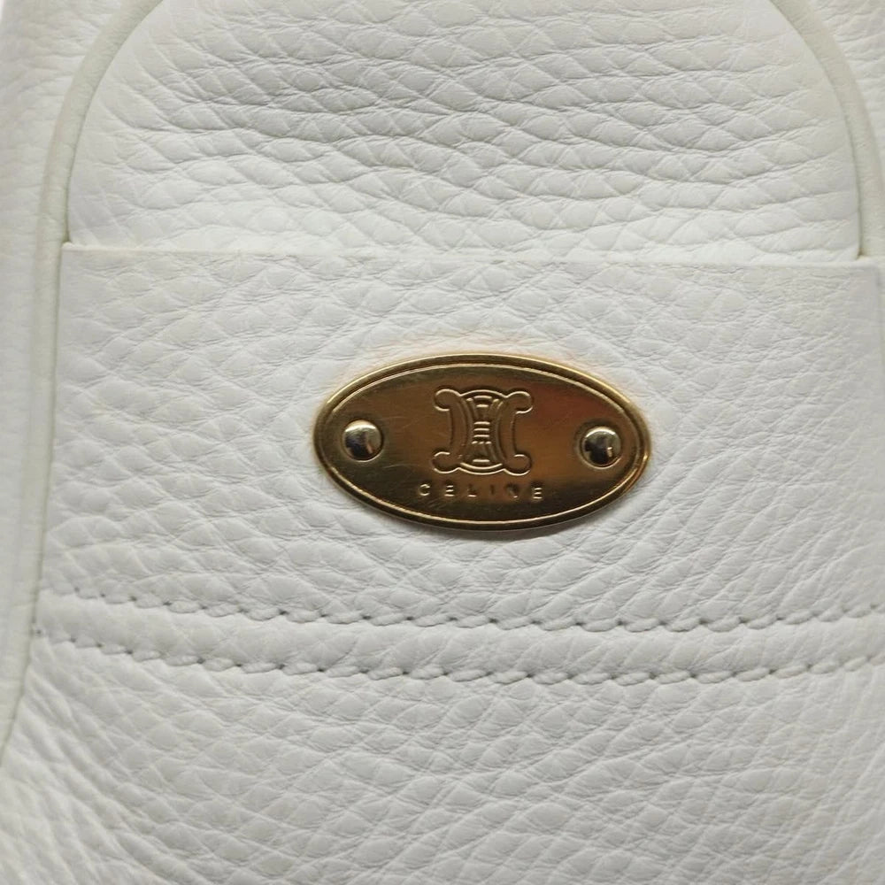Celine Boogie Bag - White Leather