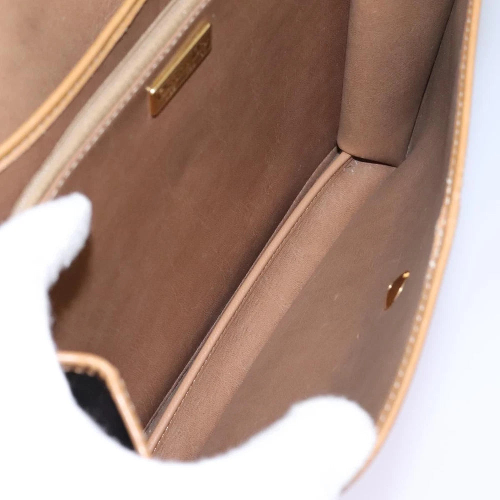 CHRISTIAN DIOR SHOULDER BAG HONEYCOMB CANVAS