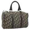 Christian Dior Boston Bag 30 -  Navy Trotter Canvas
