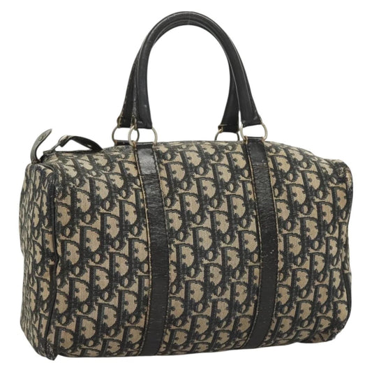 Christian Dior Boston Bag 30 -  Navy Trotter Canvas