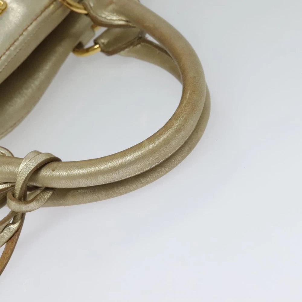Vintage Miu Miu Bag - Gold Leather