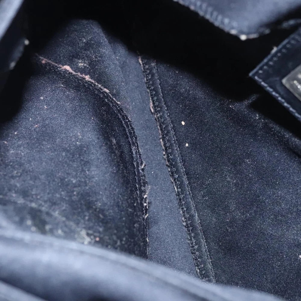 FENDI SHOULDER BAG BLACK NYLON
