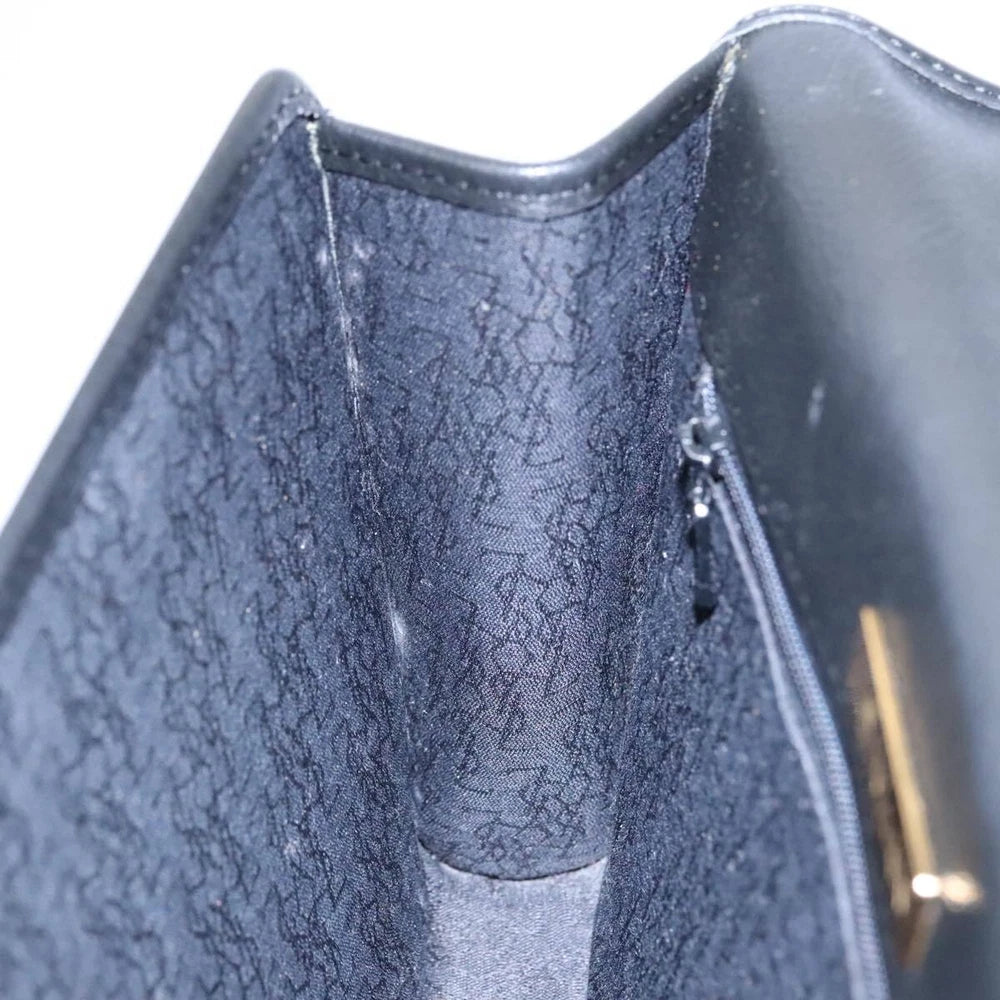 SAINT LAURENT CLUTCH BLACK LEATHER