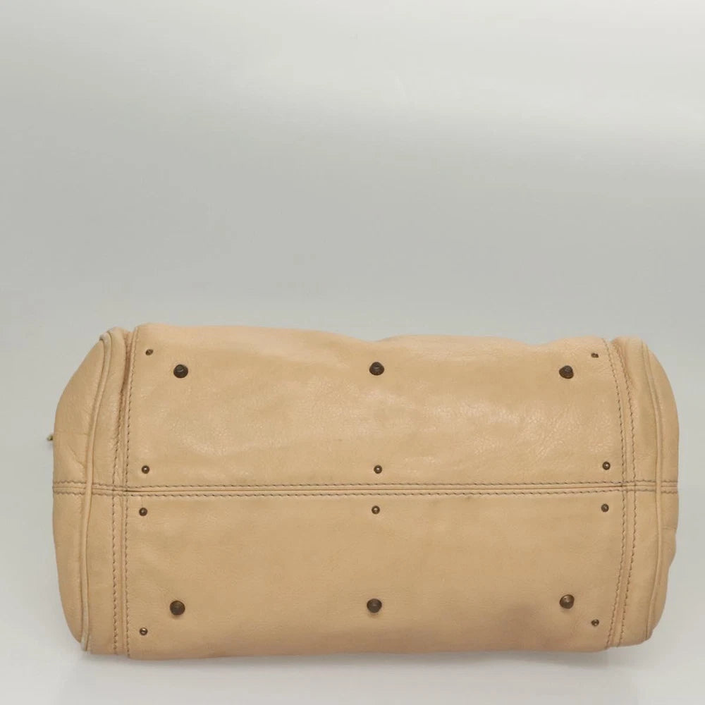 CHLOE PADDINGTON BAG BEIGE LEATHER
