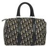 Dior Boston Bag 30 - Navy Trotter Canvas
