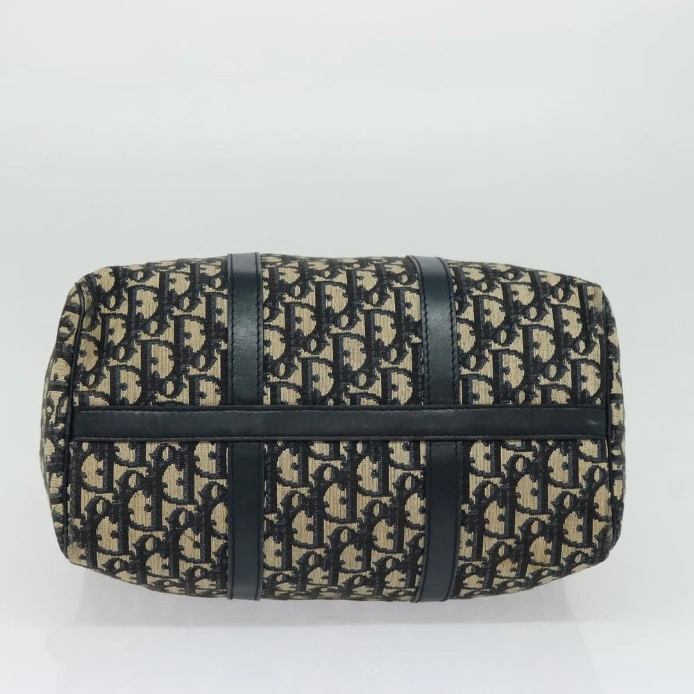 Dior Boston Bag - Navy Trotter Canvas