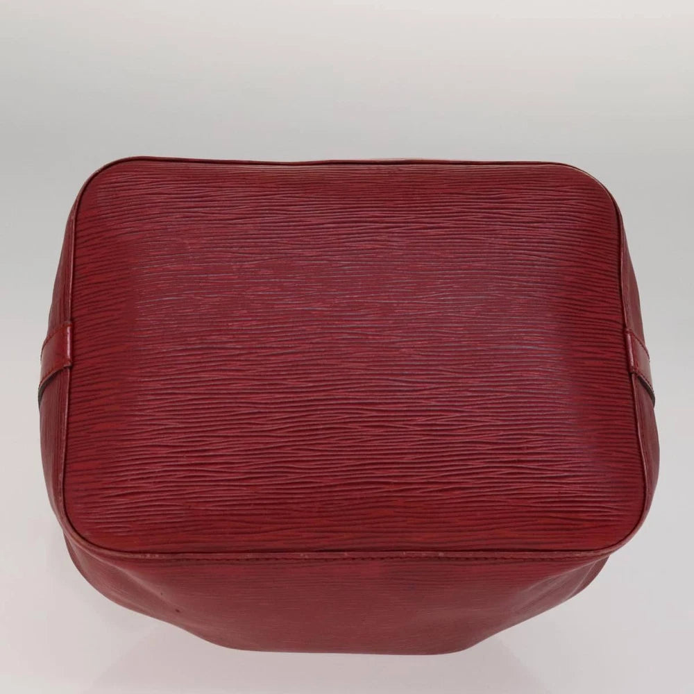 LOUIS VUITTON PETIT NOE BAG RED EPI LEATHER