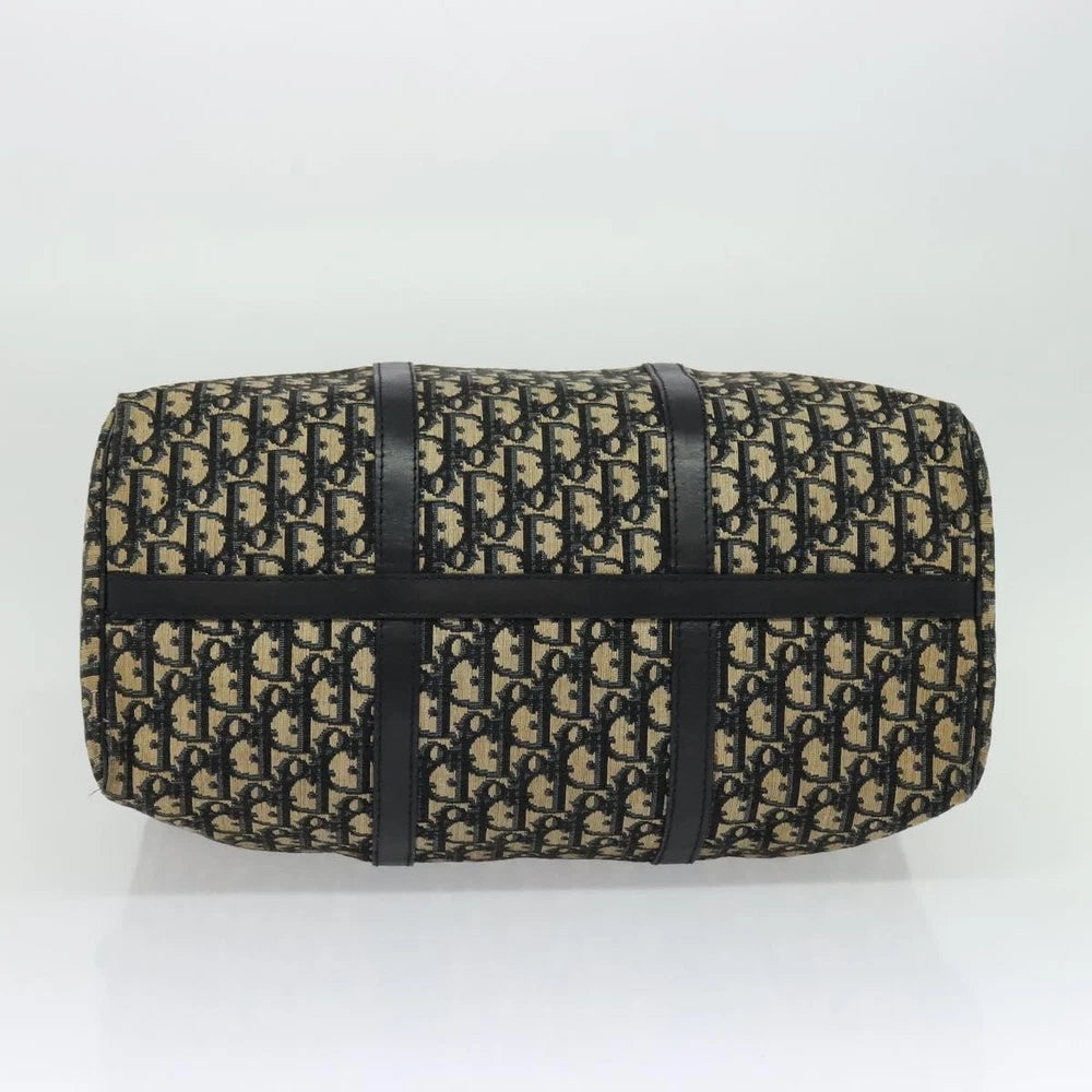 Vintage Dior Boston Bag 40 - Navy Trotter Canvas