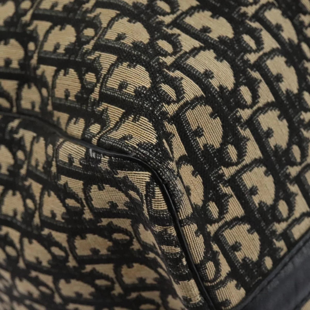 CHRISTIAN DIOR BOSTON BAG 40 TROTTER CANVAS