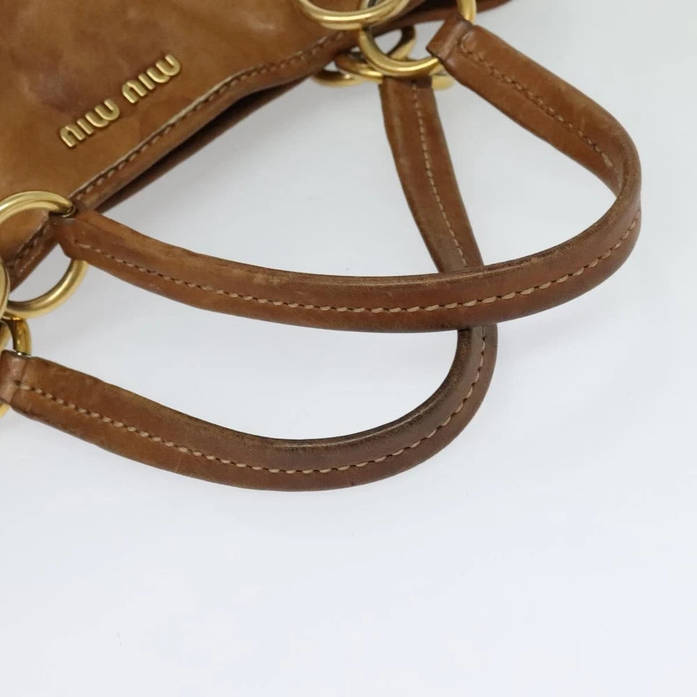 Miu Miu Tote Bag - Brown Suede