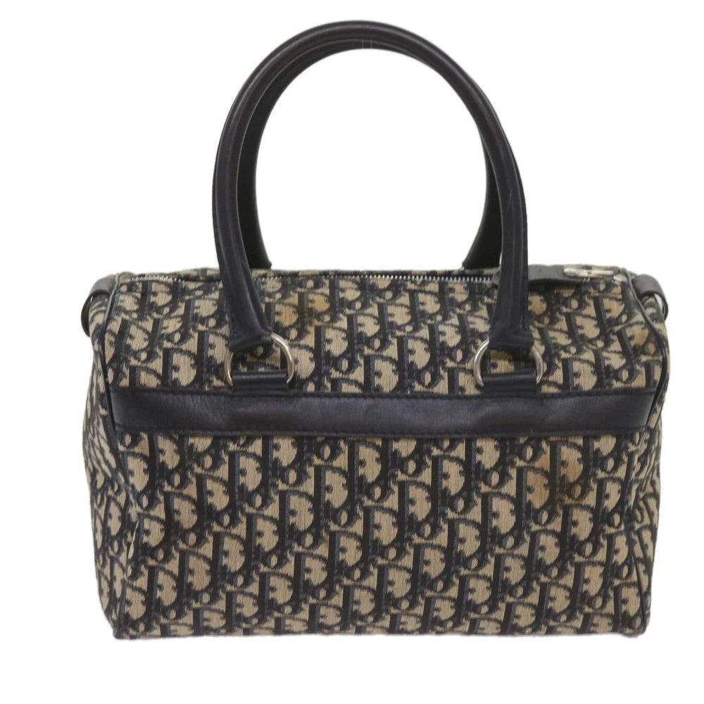 Dior Boston Bag Vintage - Navy Trotter Canvas