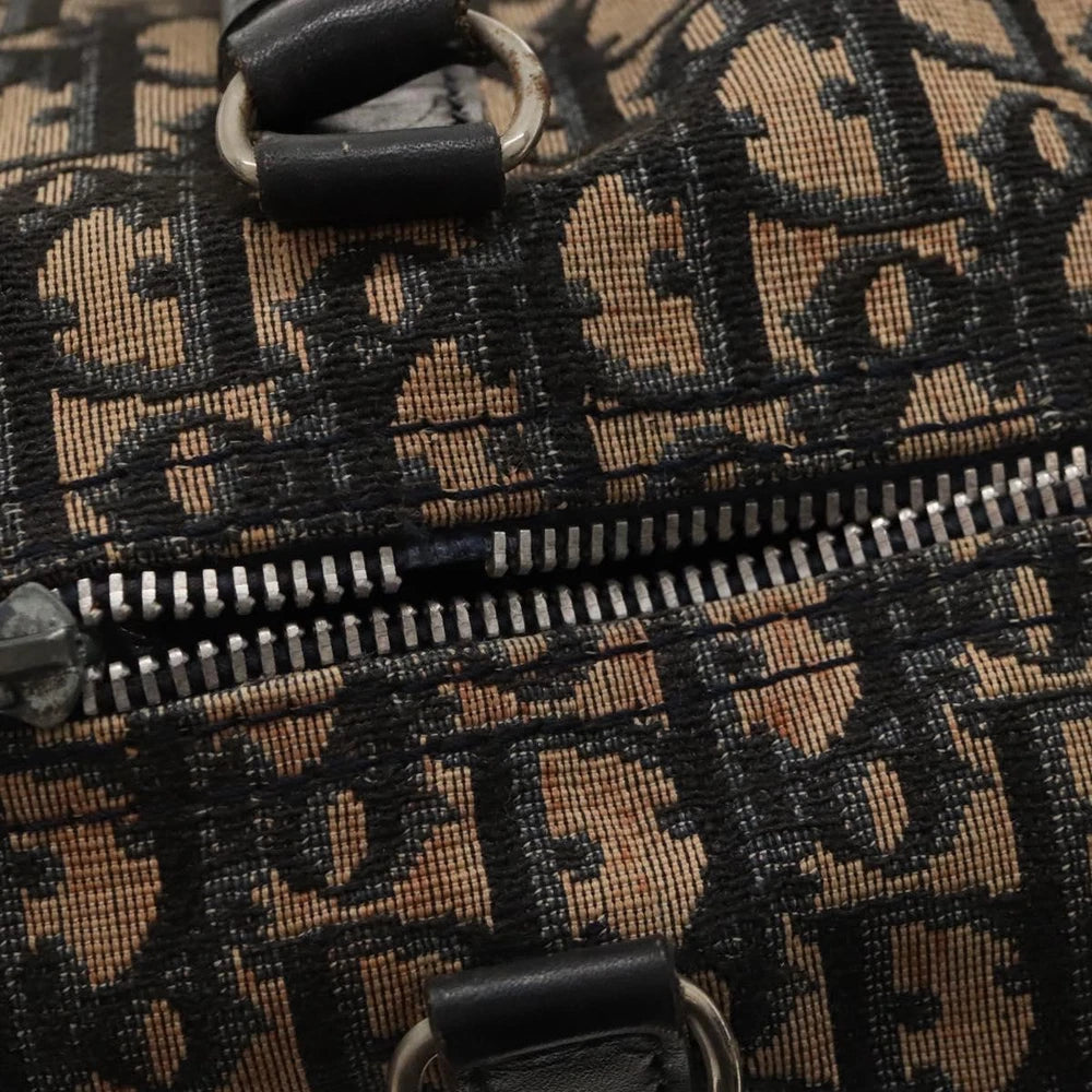 CHRISTIAN DIOR BOSTON BAG 30 TROTTER CANVAS