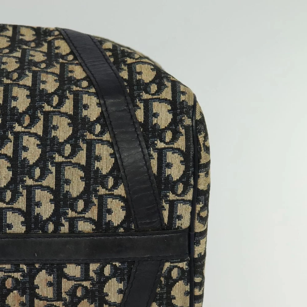 Dior Boston Bag 40 - Navy Trotter Canvas