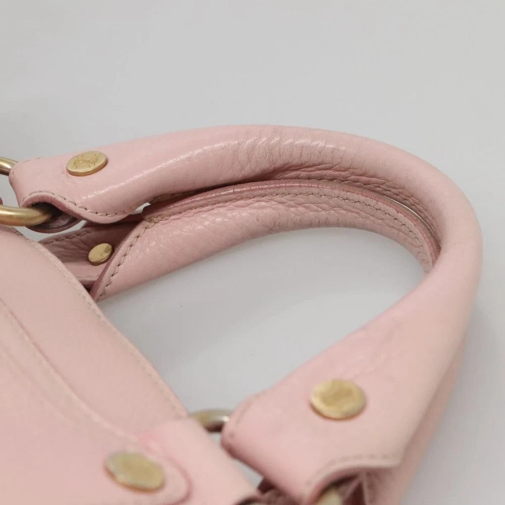 Vintage Celine Boogie Bag - Pink Leather