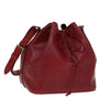 LOUIS VUITTON PETIT NOE BAG RED EPI LEATHER