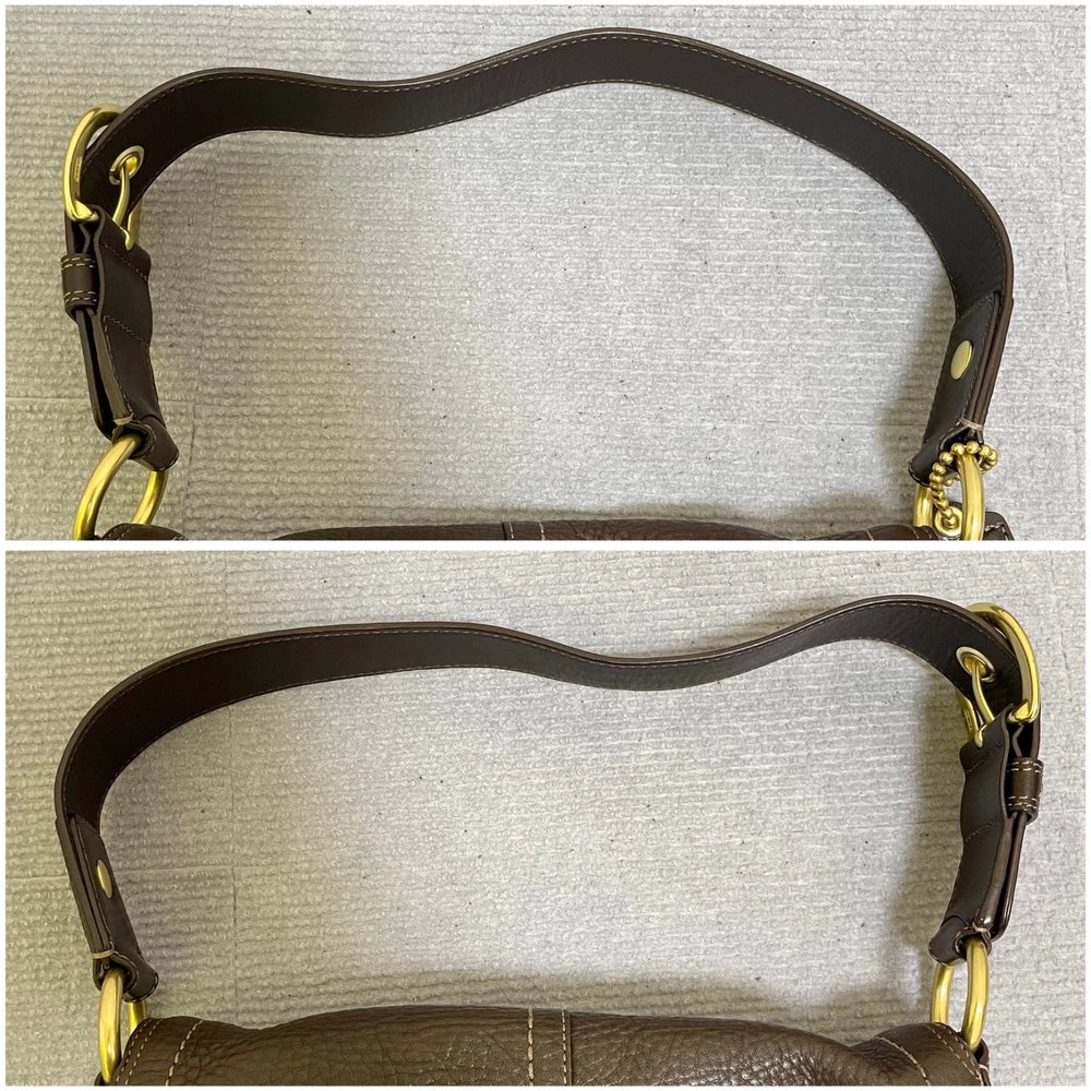 Coach Soho Bag - Dark Brown Leather