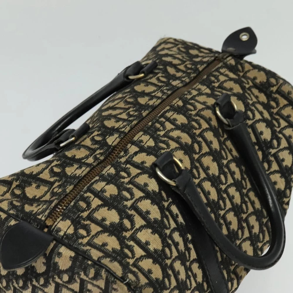 CHRISTIAN DIOR BOSTON BAG 30 TROTTER CANVAS