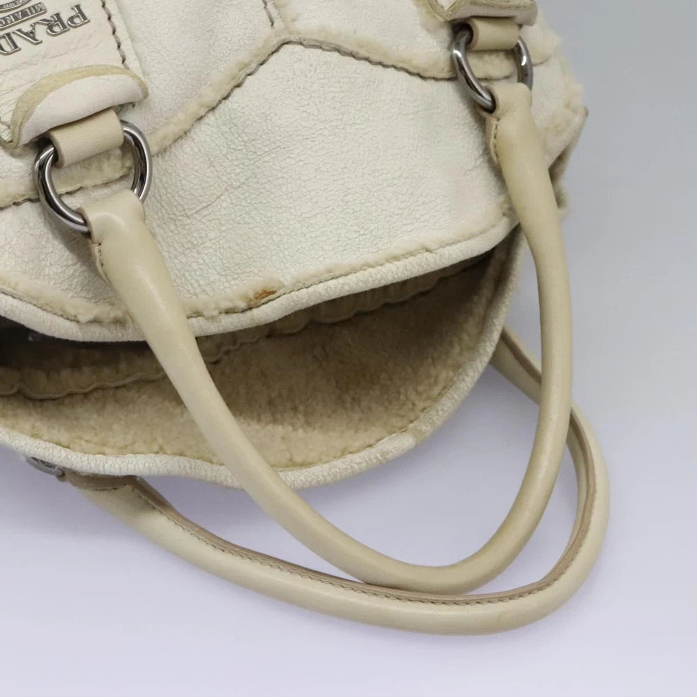 PRADA BAG WHITE LEATHER