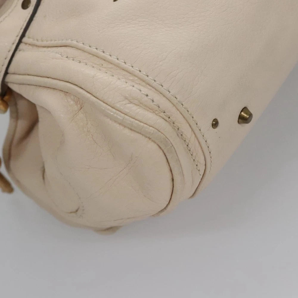 CHLOE PADDINGTON BAG BEIGE LEATHER