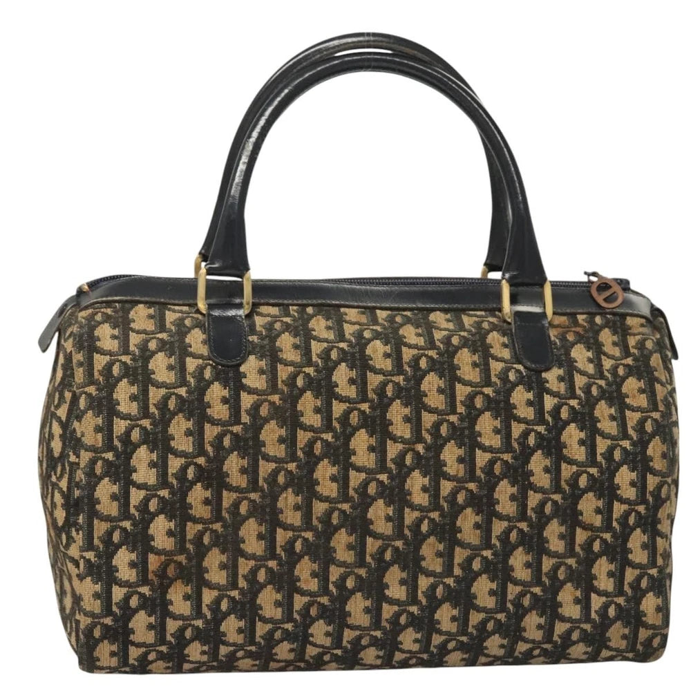 Vintage Dior Handbag - Navy Trotter Canvas