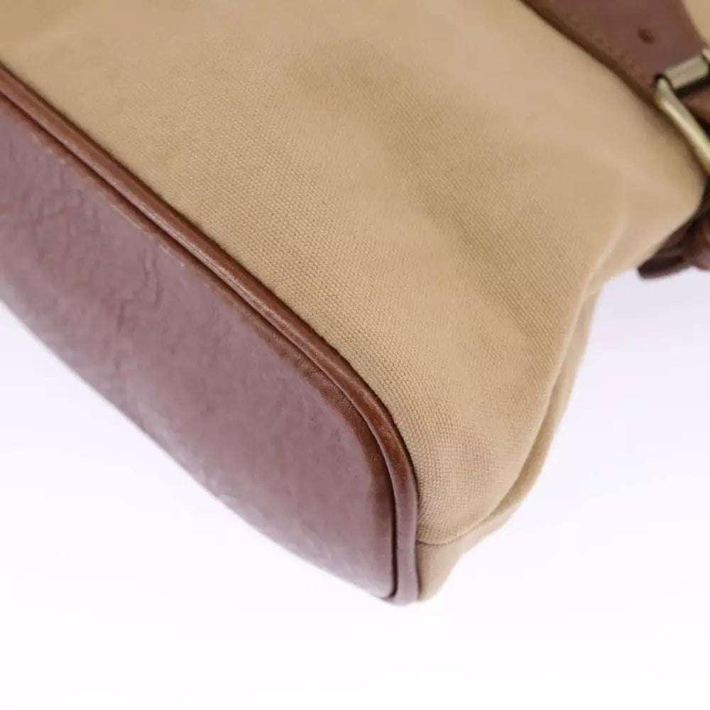 BURBERRY CANVAS SHOULDER BAG