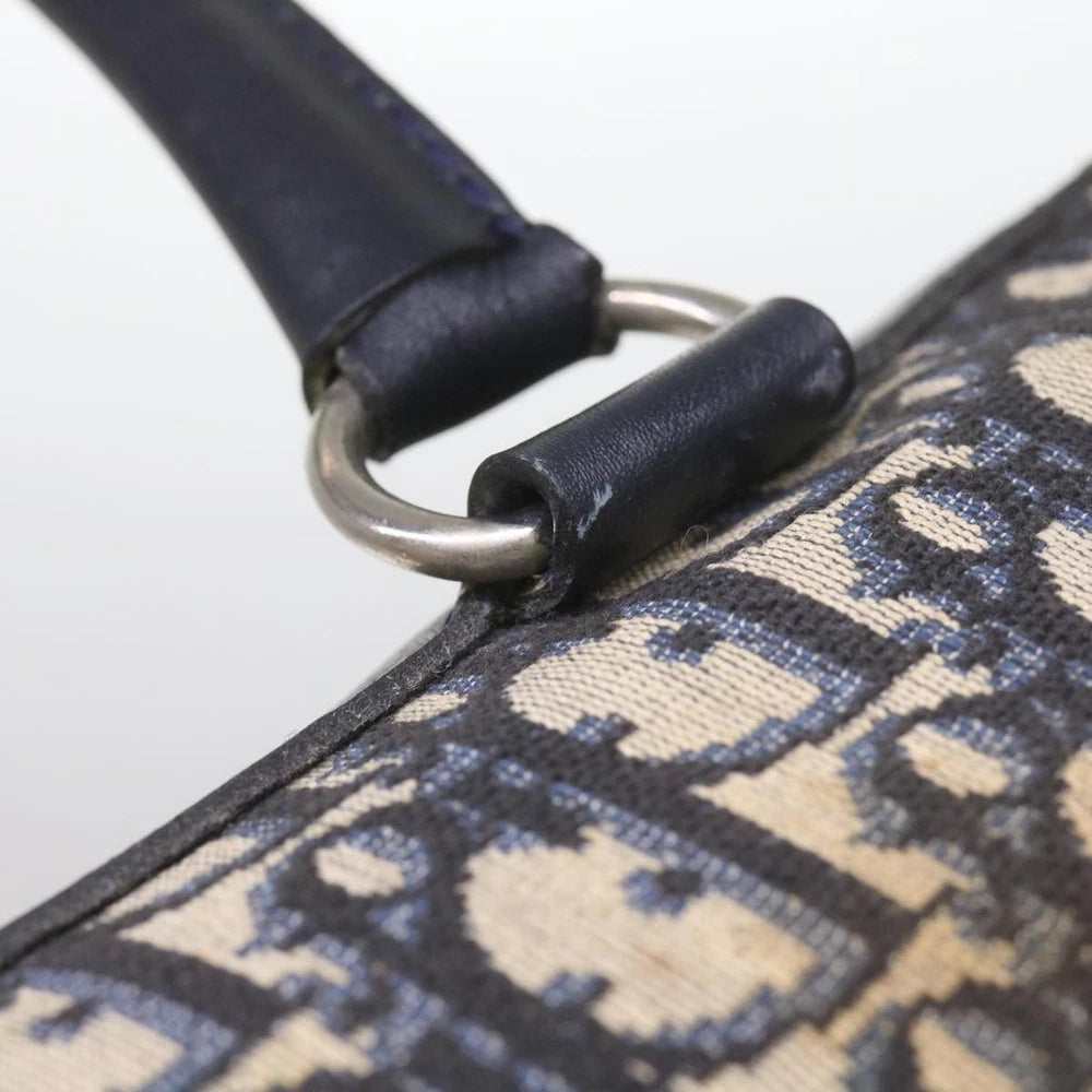 Dior Boston Bag Vintage - Navy Trotter Canvas