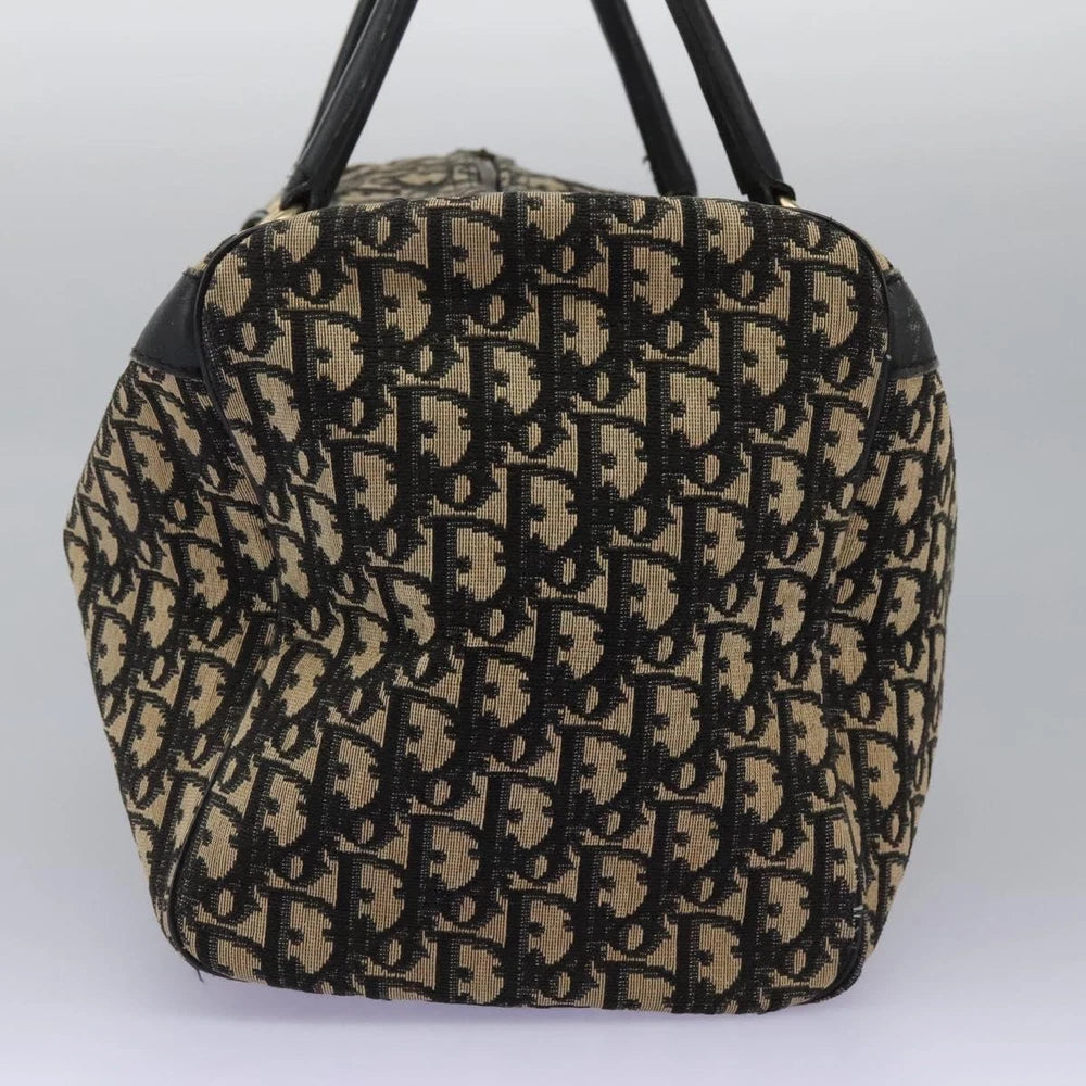 CHRISTIAN DIOR BOSTON BAG 40 TROTTER CANVAS