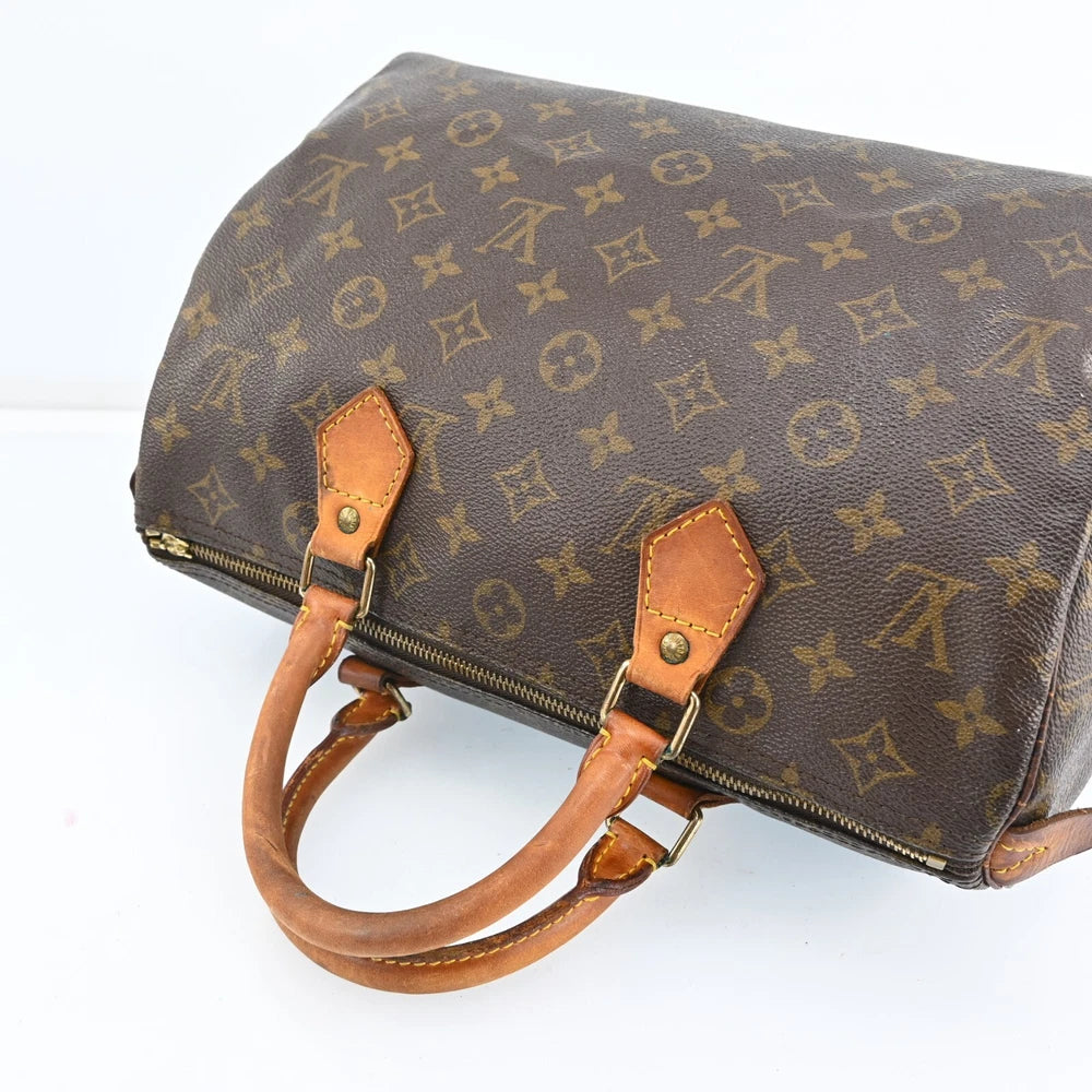 LOUIS VUITTON SPEEDY 30 BAG MONOGRAM CANVAS