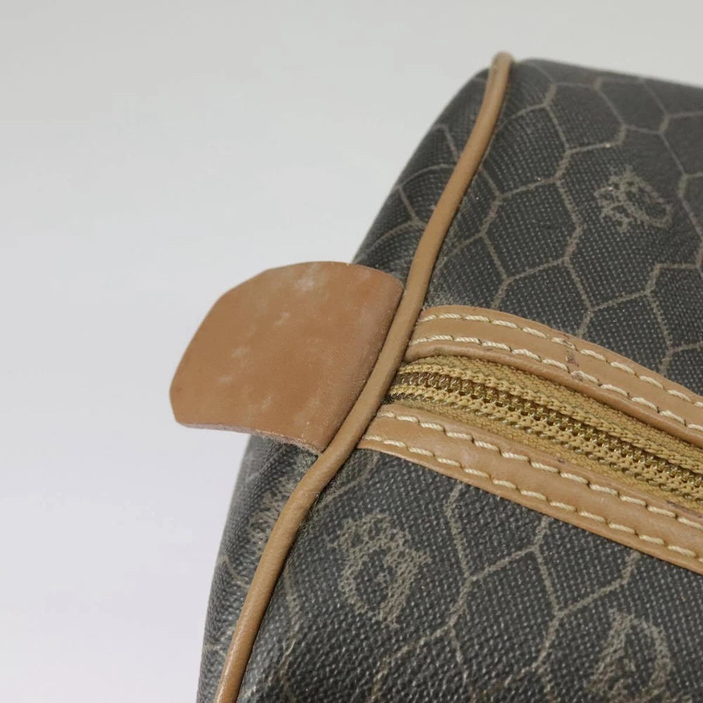 CHRISTIAN DIOR BOSTON BAG HONEYCOMB CANVAS