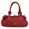CHLOE PADDINGTON BAG RED LEATHER